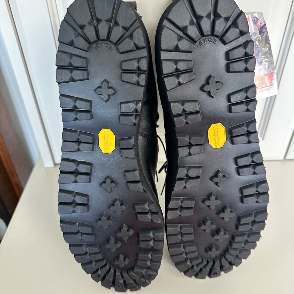 Mens Boots 13 Rocky Goretex 803 6” Black Combat Northern Ops Vibram NEW ($250) - Picture 5 of 5